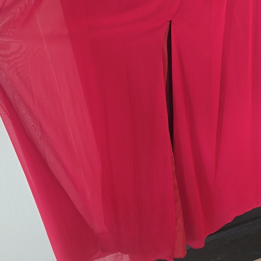 NWT Azazie Lawrence Burgundy Gown Size 6 - Picture 8 of 12